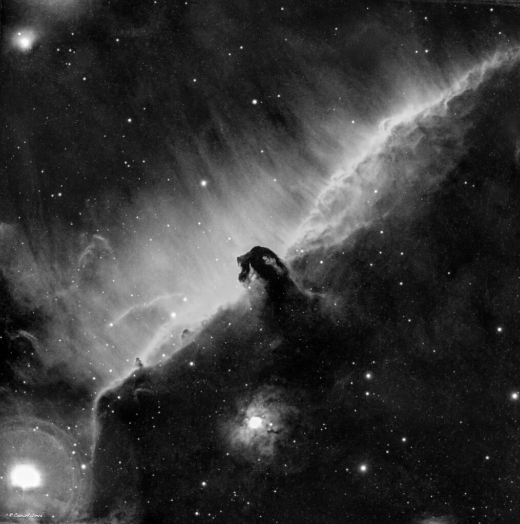 Horsehead Nebula Black and White
